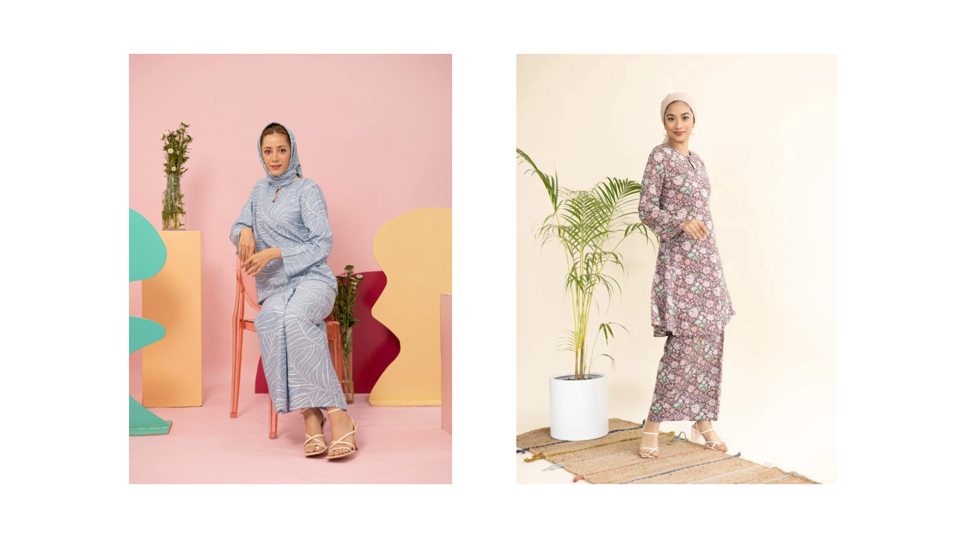 Muslimah Formal Attire Look Professional Beautiful in Baju Kurung Bayu Somerset