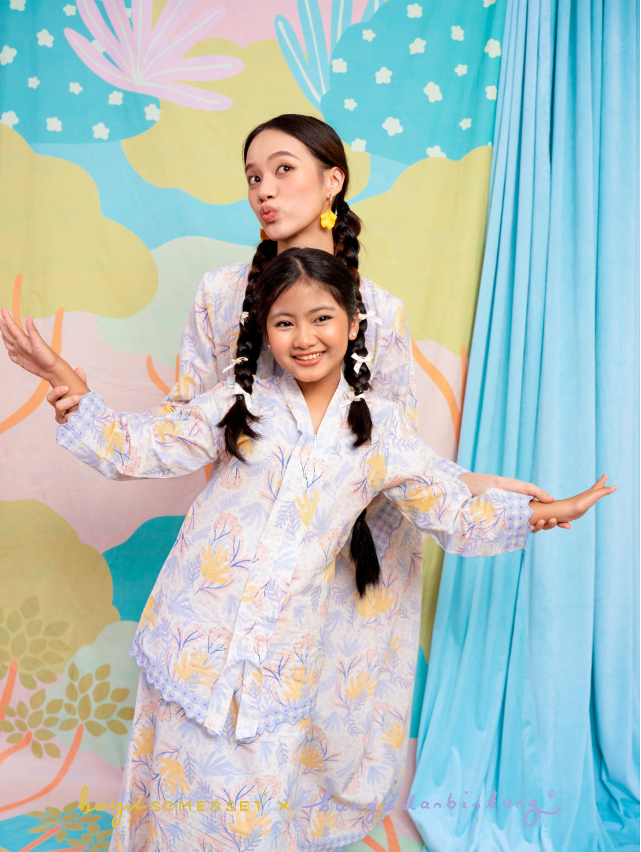 KIDS Kebaya - Murni Blue