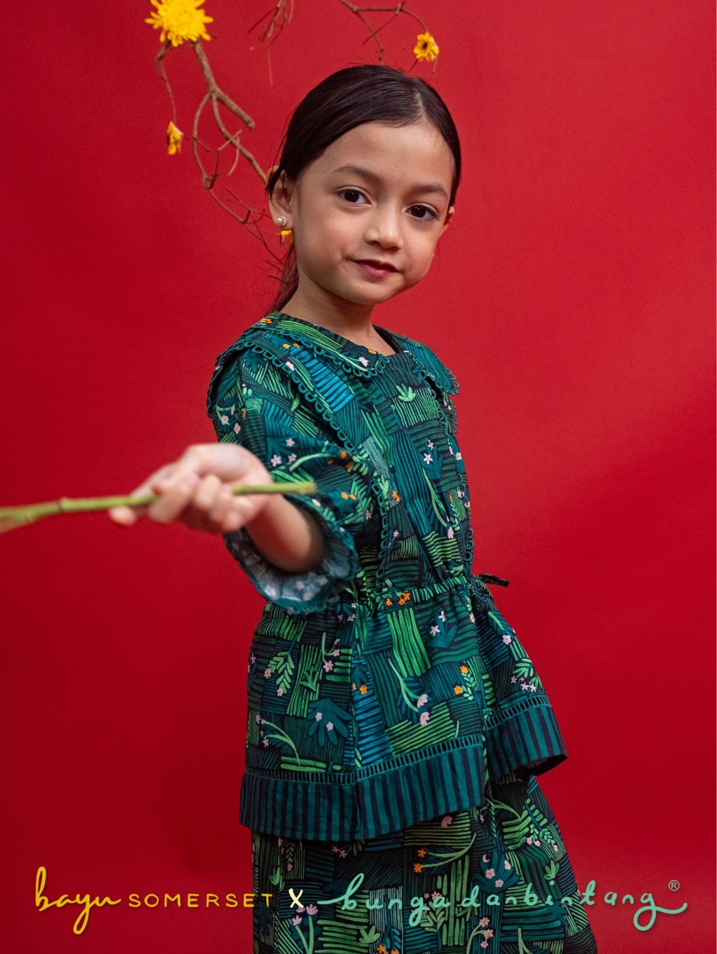 KIDS Tallulah Set in Kasih Black