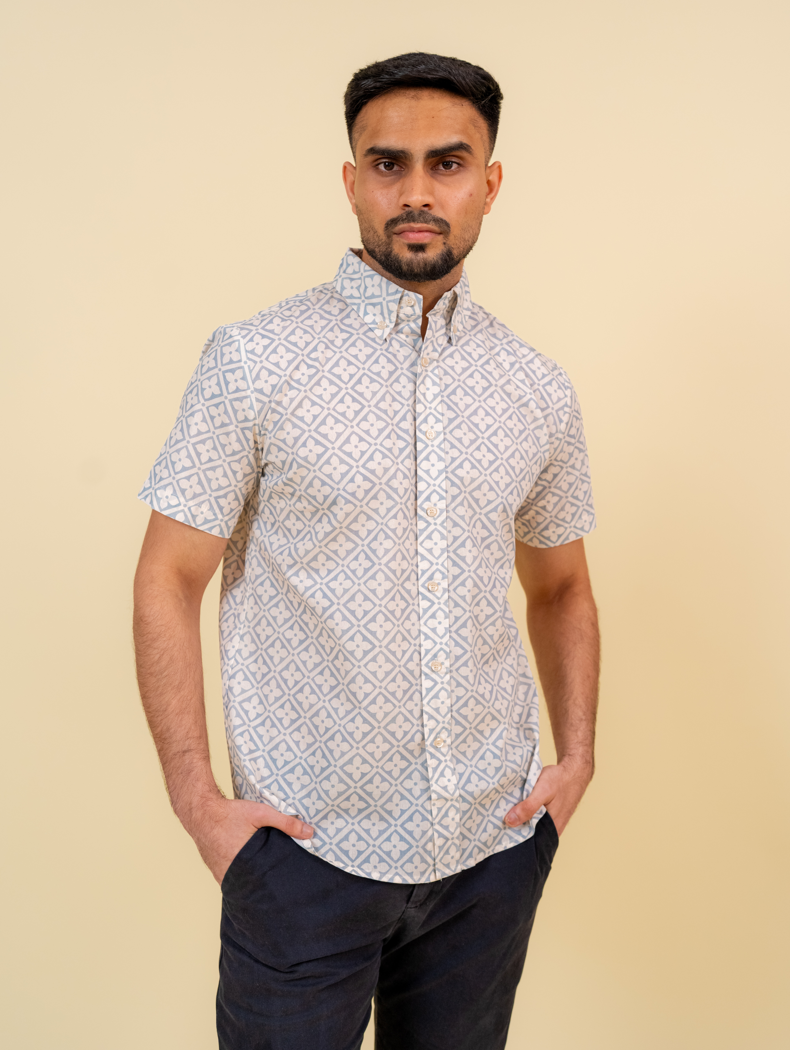 Basil Shirt - Natura in Cream
