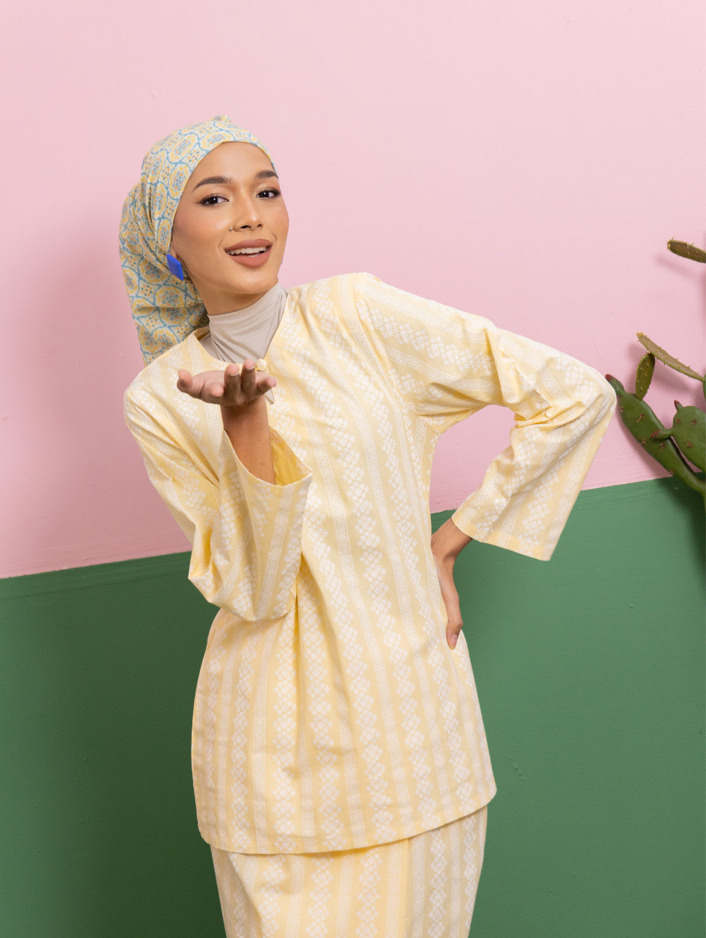 Mandisa Kurung in Yellow