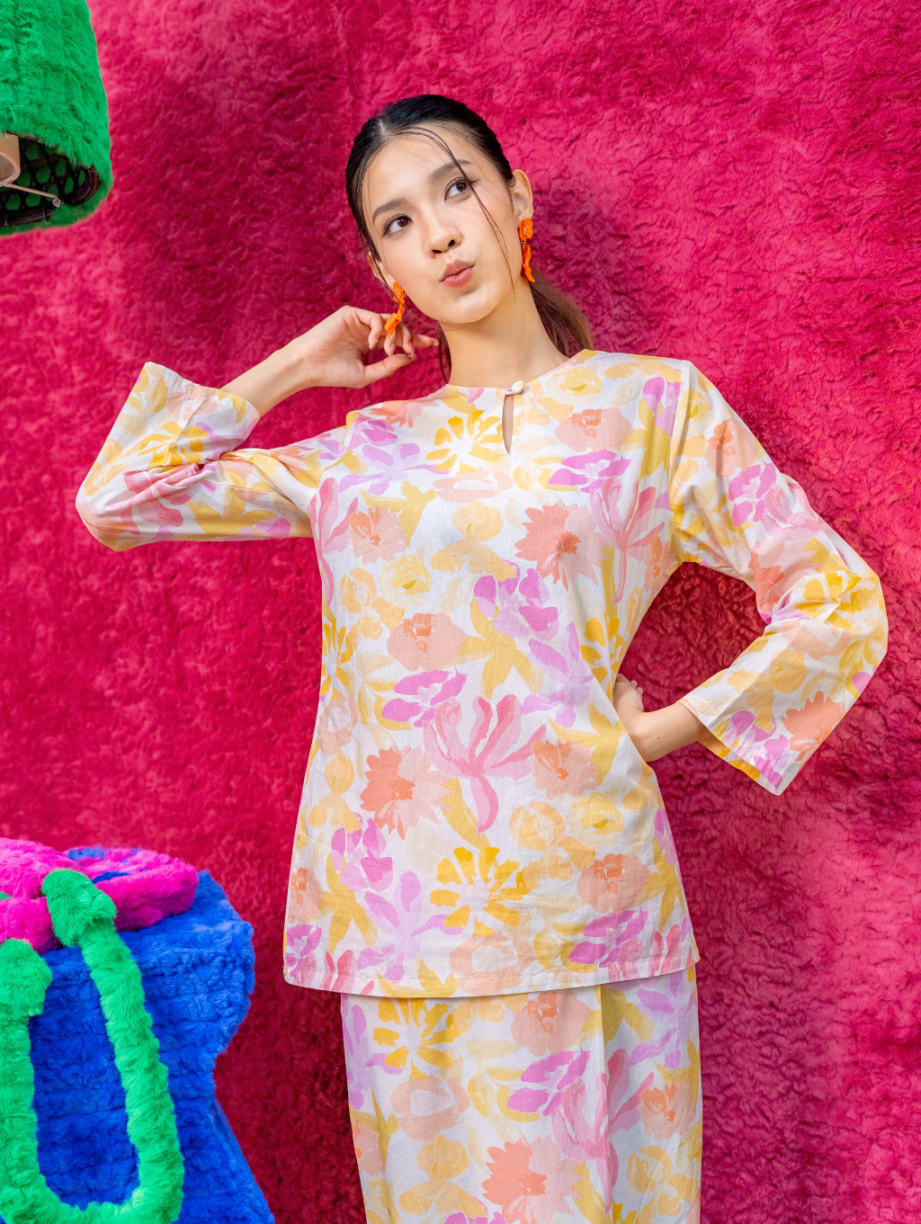 Calanthe Kurung in Pink