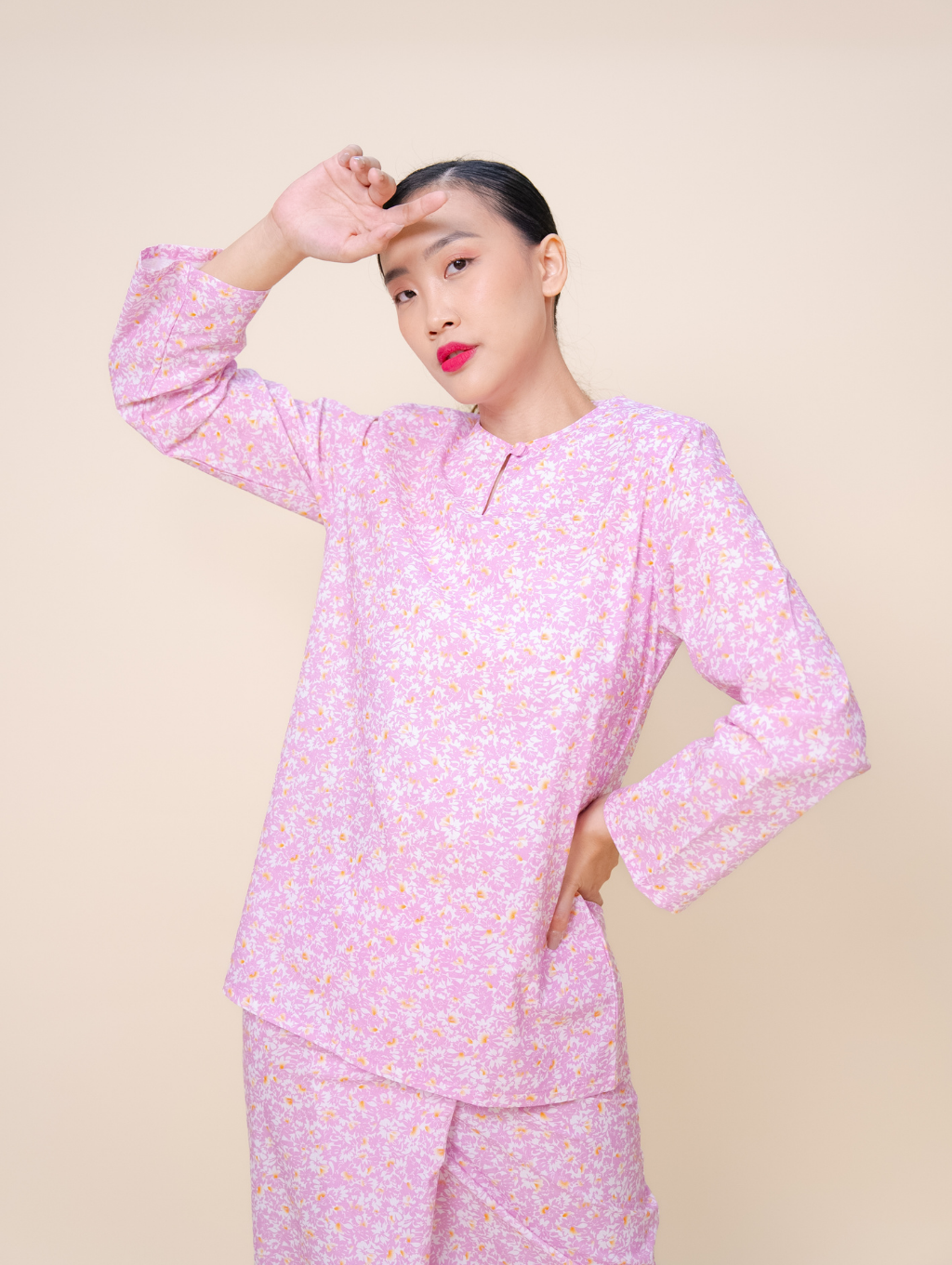(DEFECT ITEM) Clara Kurung in Pink