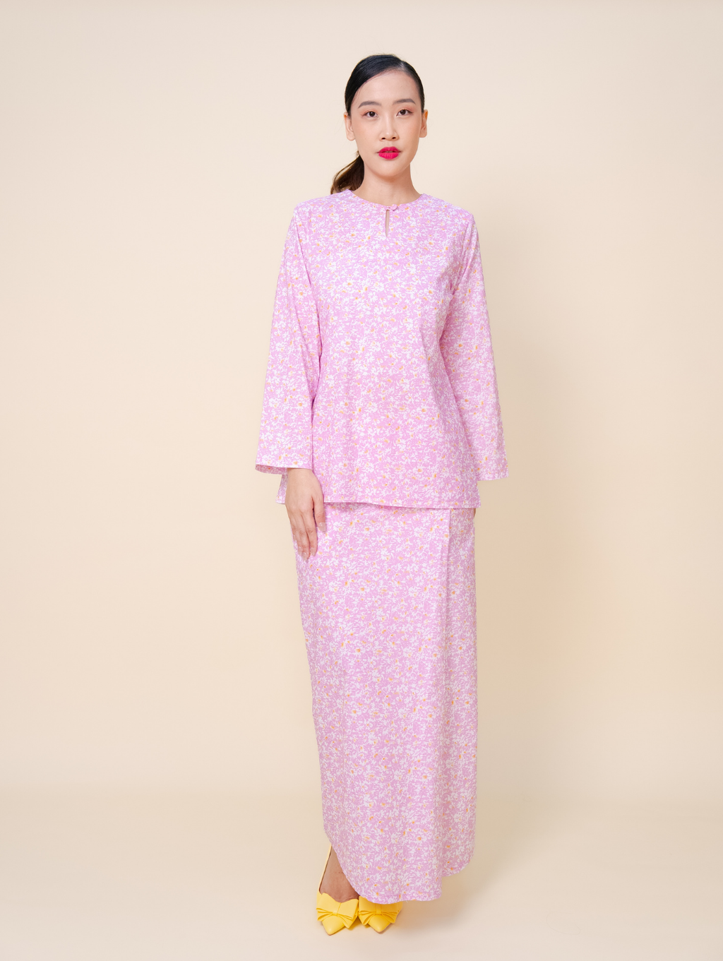 (DEFECT ITEM) Clara Kurung in Pink
