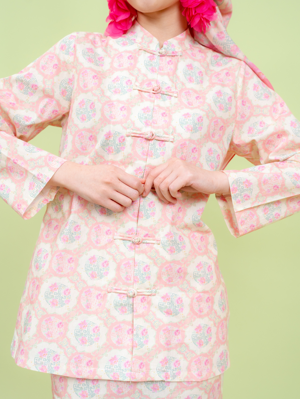 Mandarin Kurung - Gui Peach