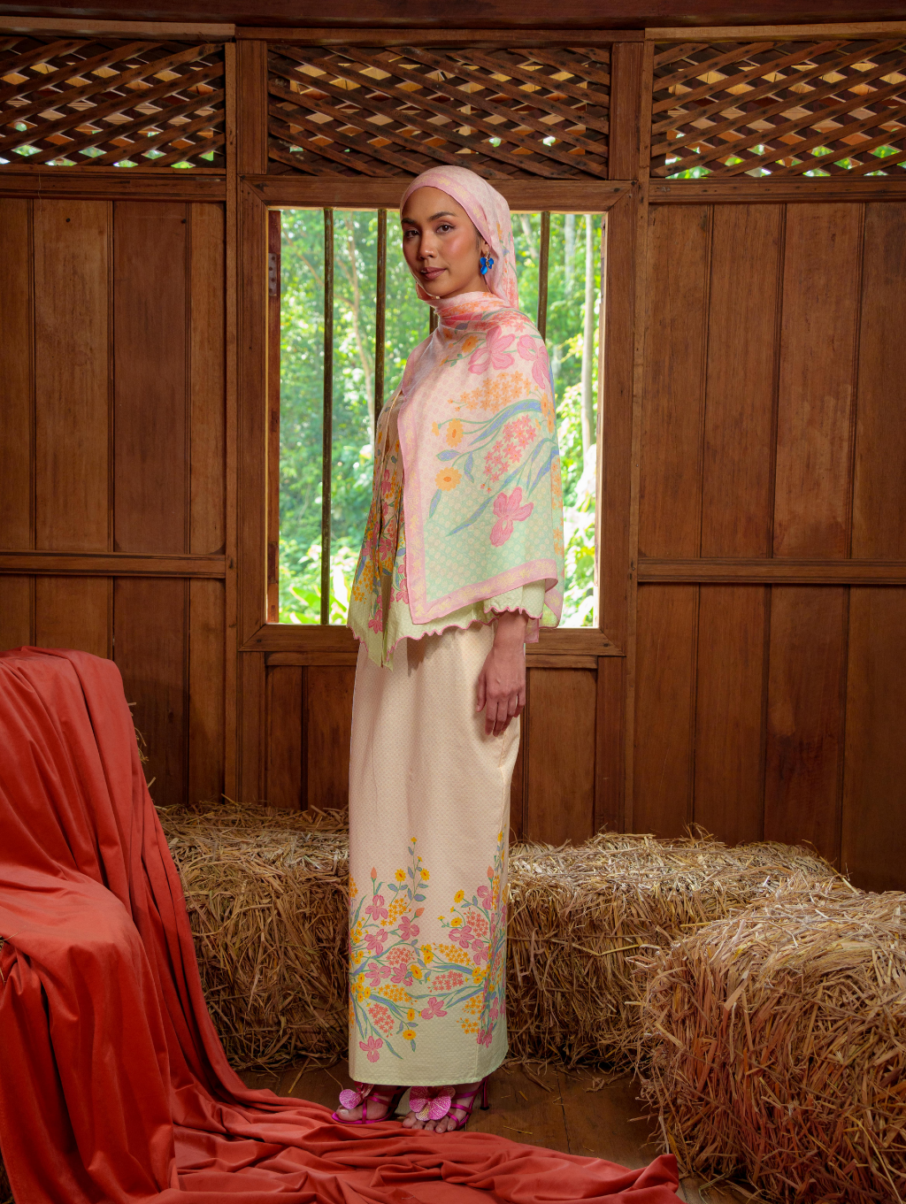 Agnes Kotabaru Kebaya - Dupatta Mint