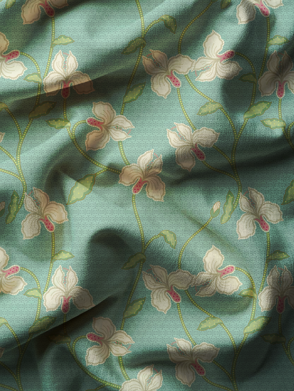 Fabric - Anggerik Sari Blue