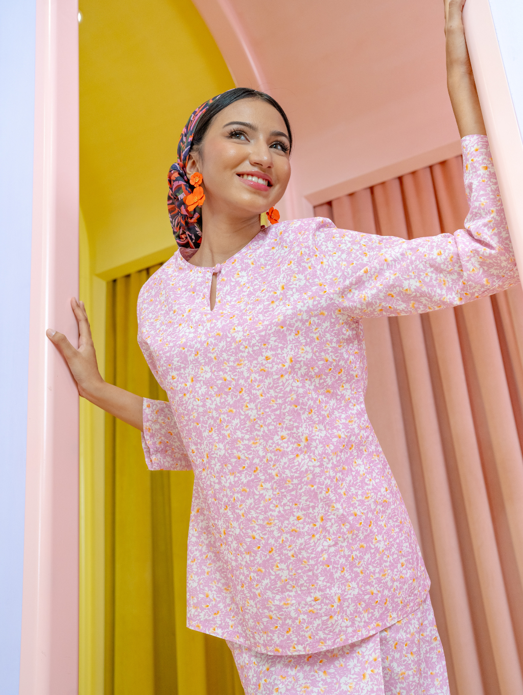 (DEFECT ITEM) Clara Kurung in Pink