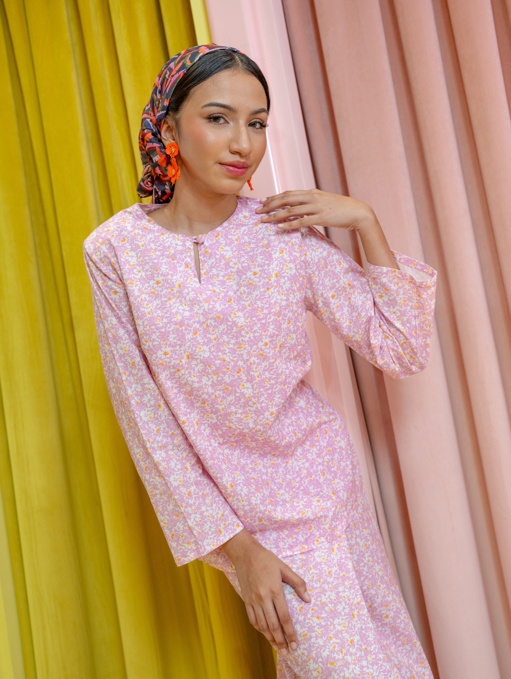 (DEFECT ITEM) Clara Kurung in Pink