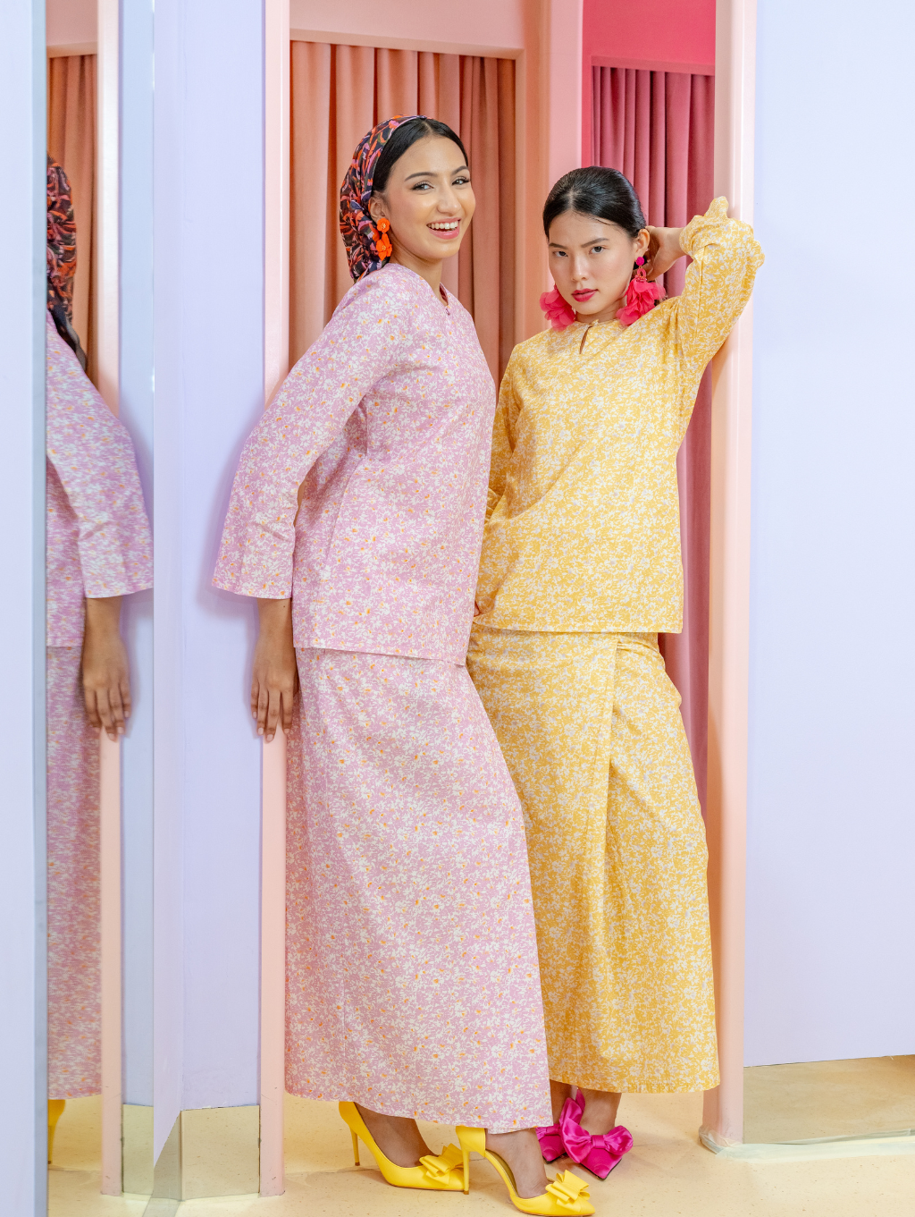(DEFECT ITEM) Clara Kurung in Pink