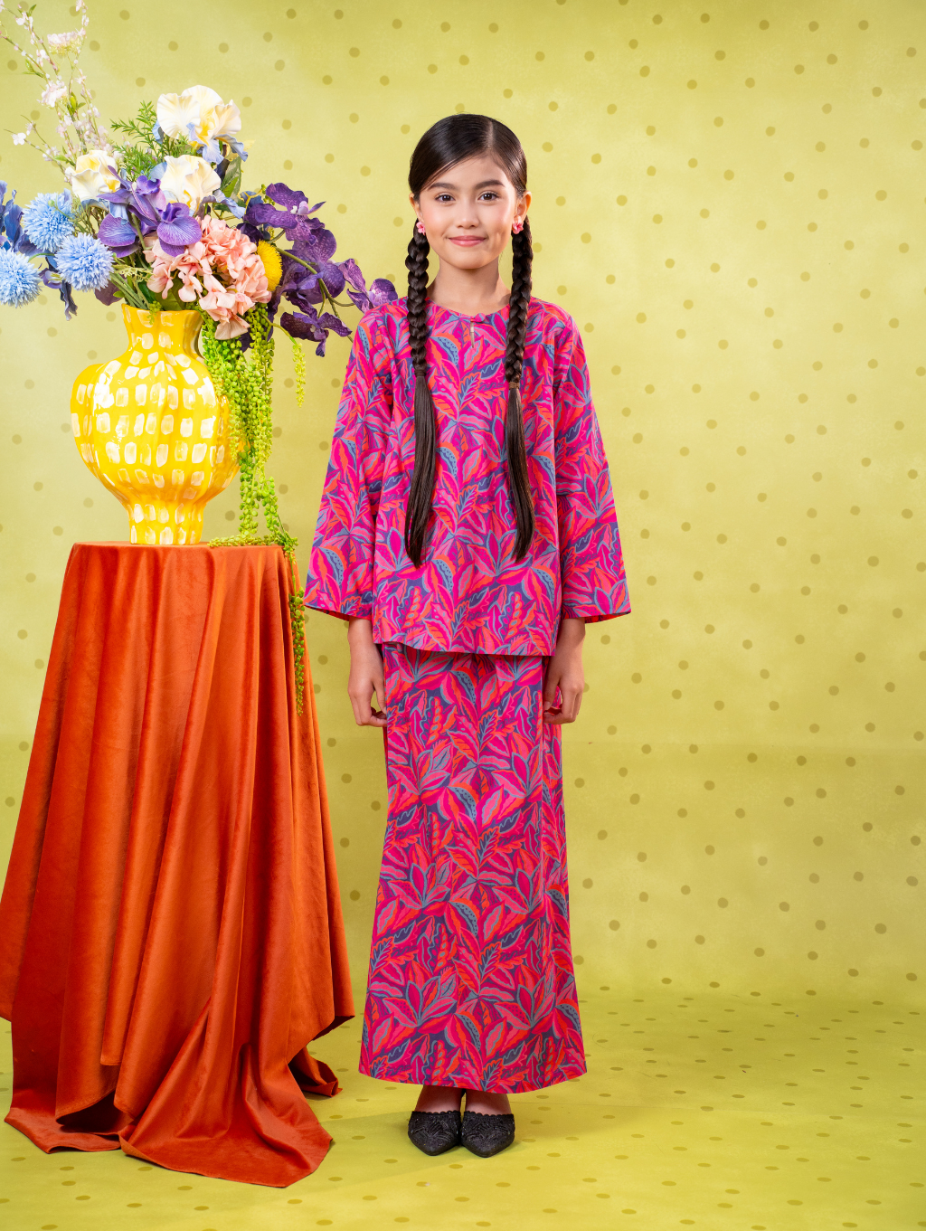 KIDS Mora Kurung Pink