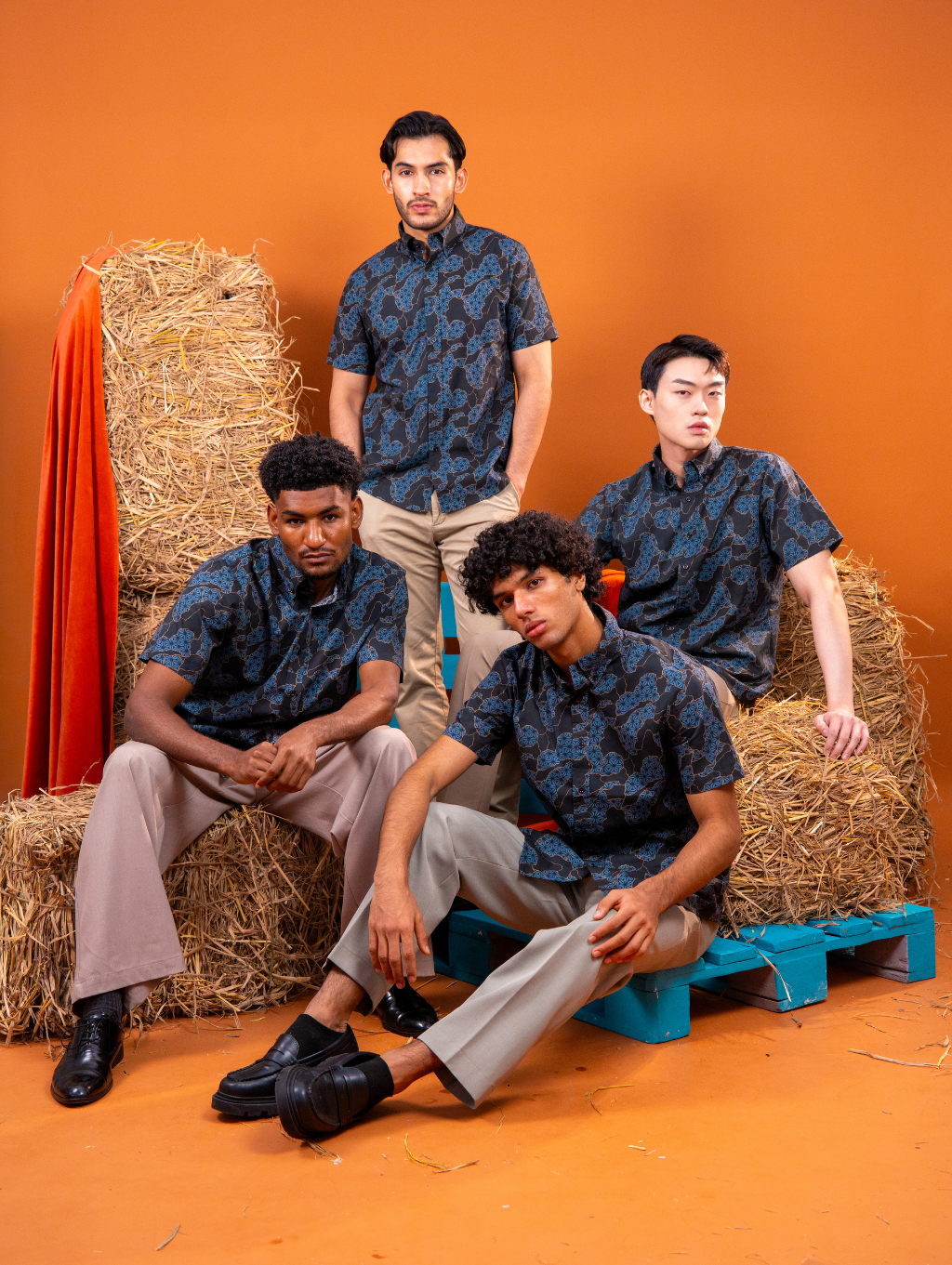 Basil Shirt - Blaze Black