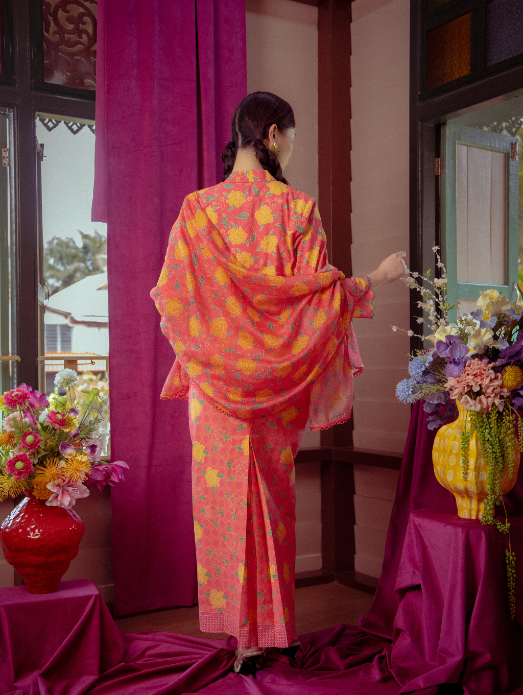 Agnes Kotabaru Kebaya - Purnama Merah Jambu