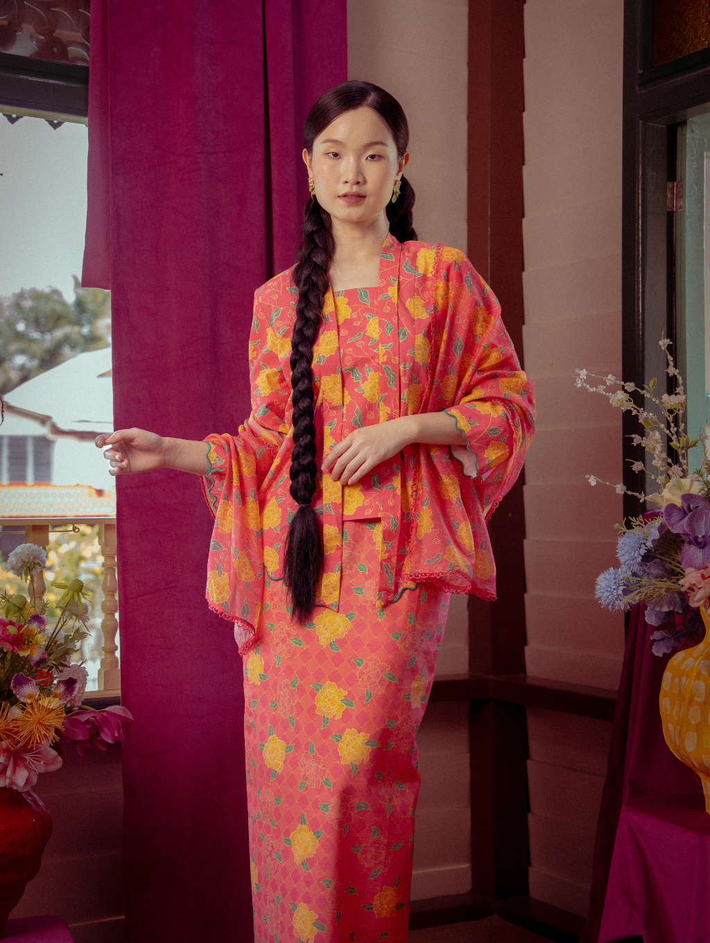 Agnes Kotabaru Kebaya - Purnama Merah Jambu
