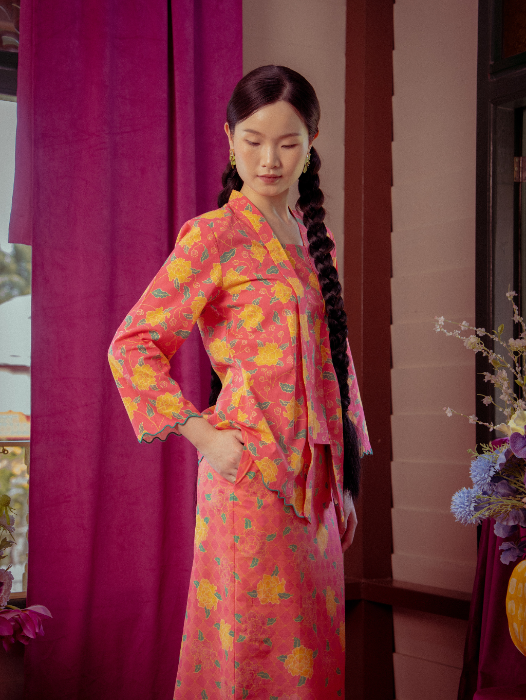 Agnes Kotabaru Kebaya - Purnama Merah Jambu