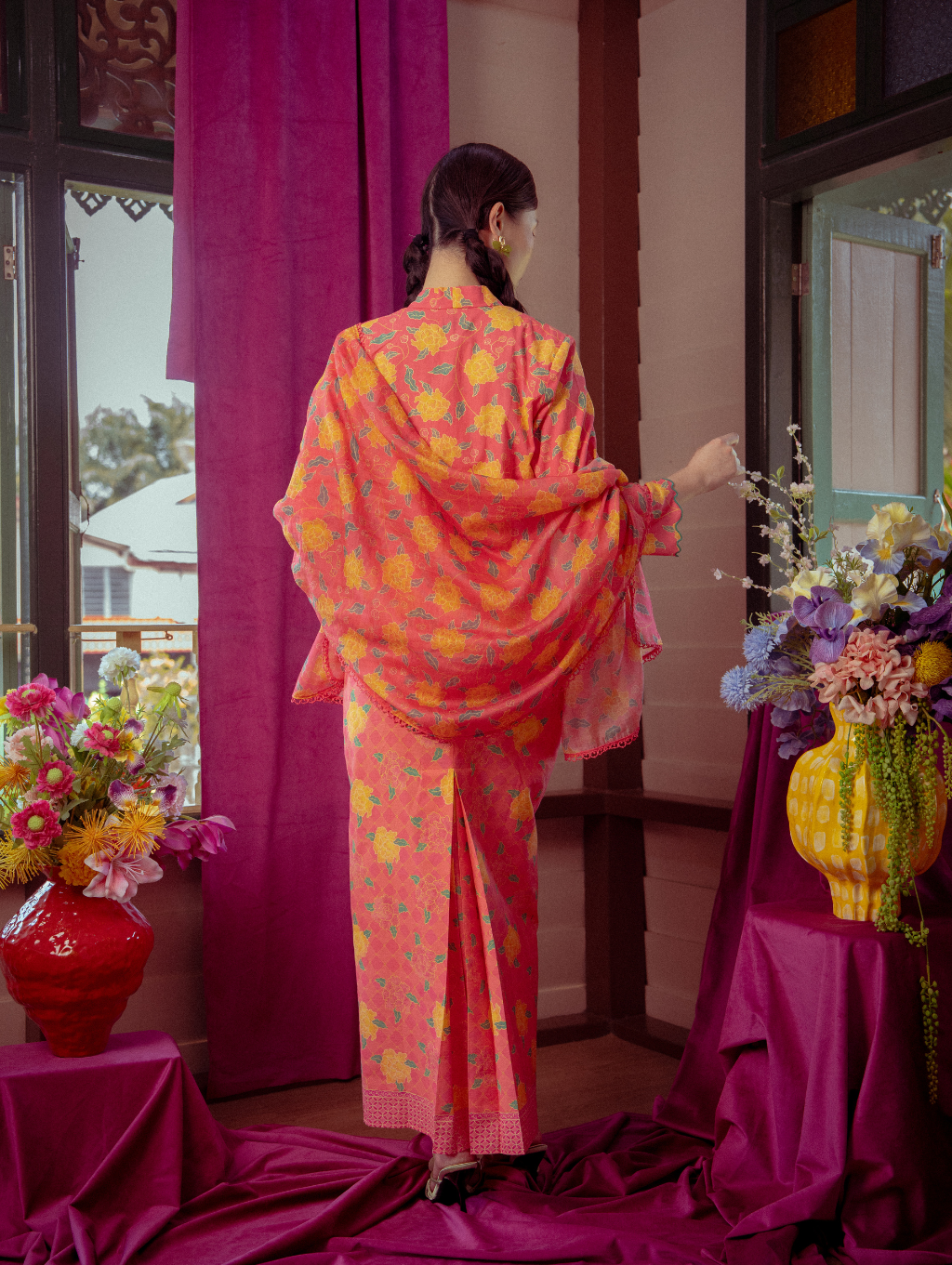 Fairy Shawl - Purnama Merah Jambu