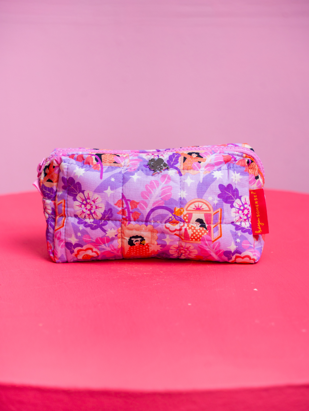 Molly Vanity Bag - Tropical Feast Purple