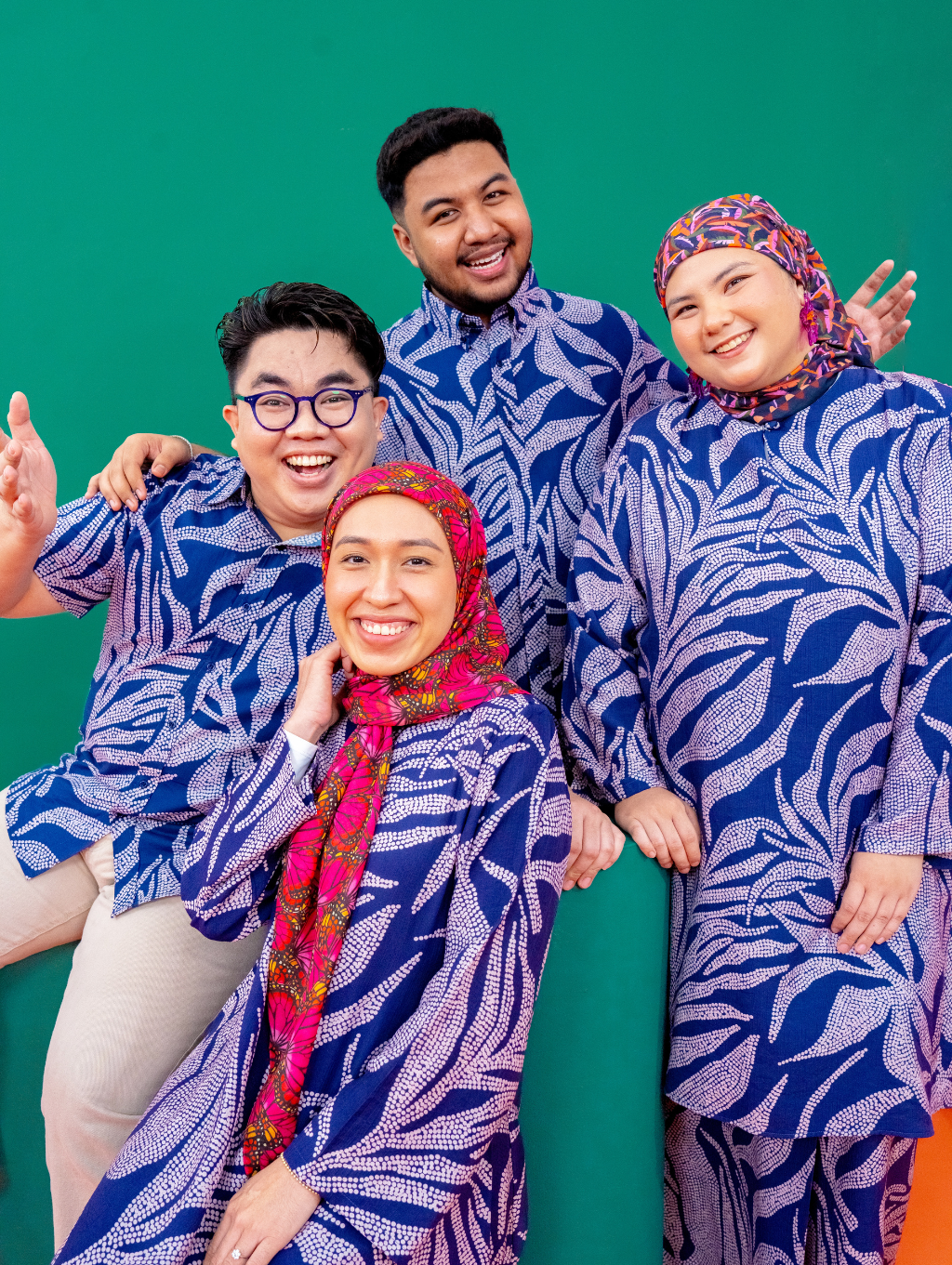 Merdu Midi Kurung - Bud in Blue