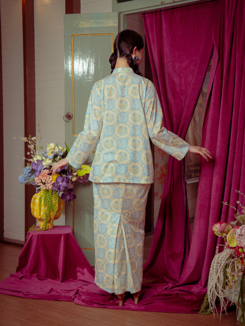 Mandarin Kurung - Gui Blue