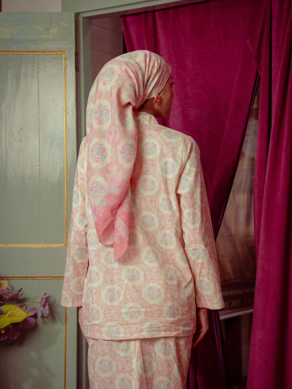 Mandarin Kurung - Gui Peach