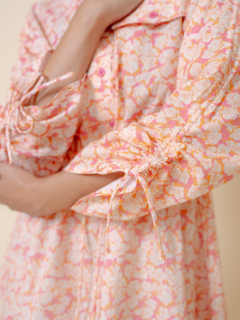 (DEFECT ITEM) Thea Dress - Pink