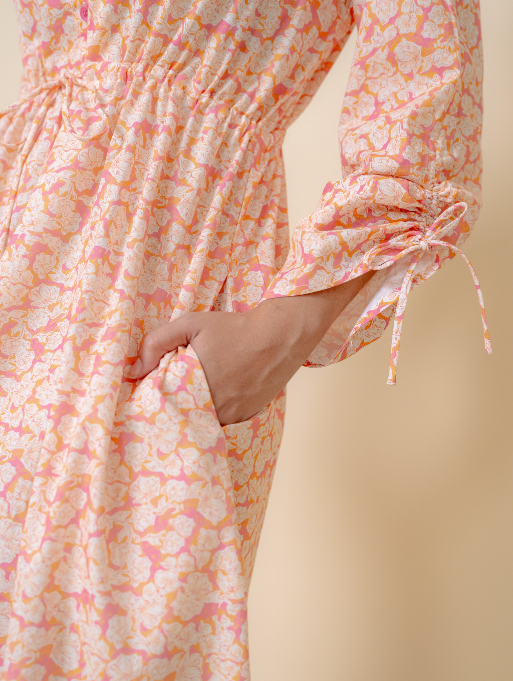 (DEFECT ITEM) Thea Dress - Pink