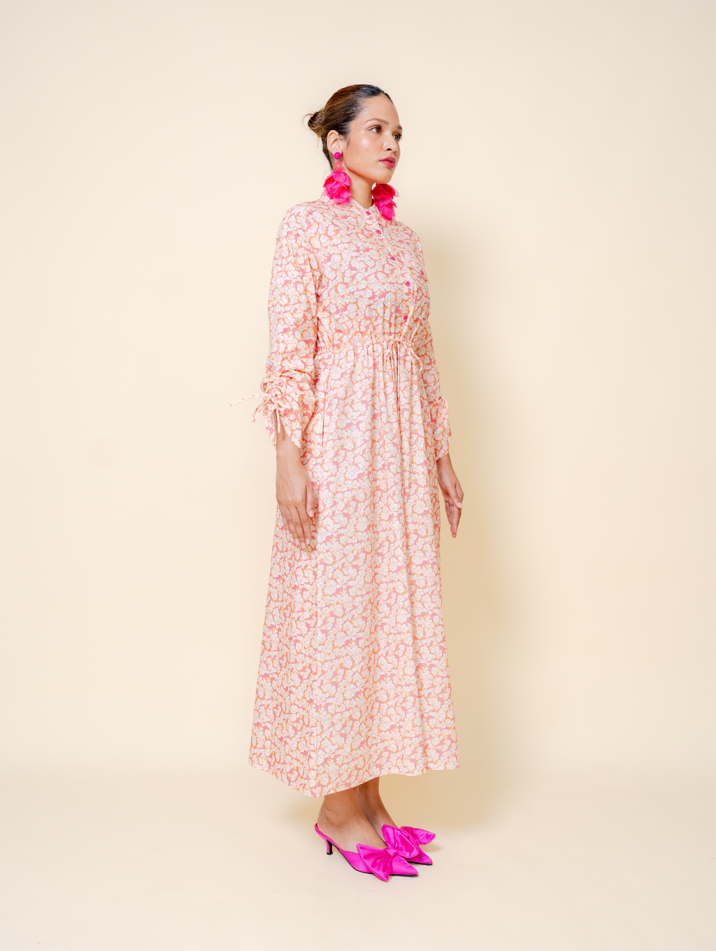 (DEFECT ITEM) Thea Dress - Pink