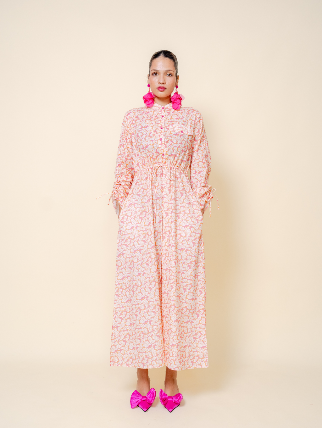 (DEFECT ITEM) Thea Dress - Pink
