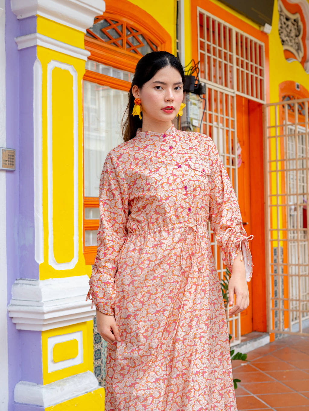 (DEFECT ITEM) Thea Dress - Pink