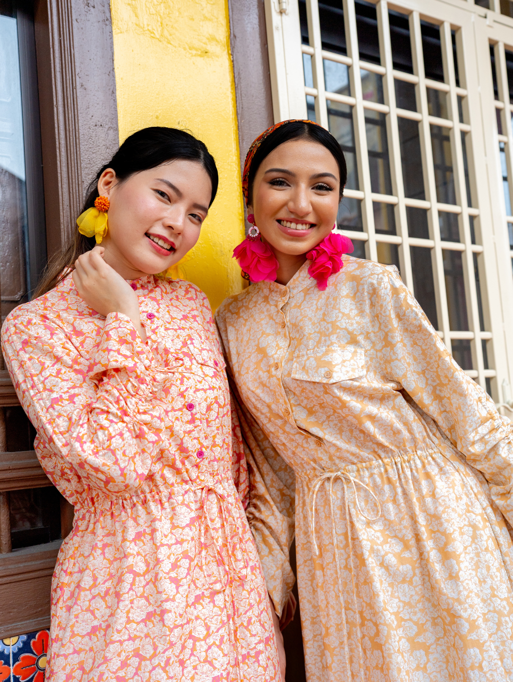 (DEFECT ITEM) Thea Dress - Yellow