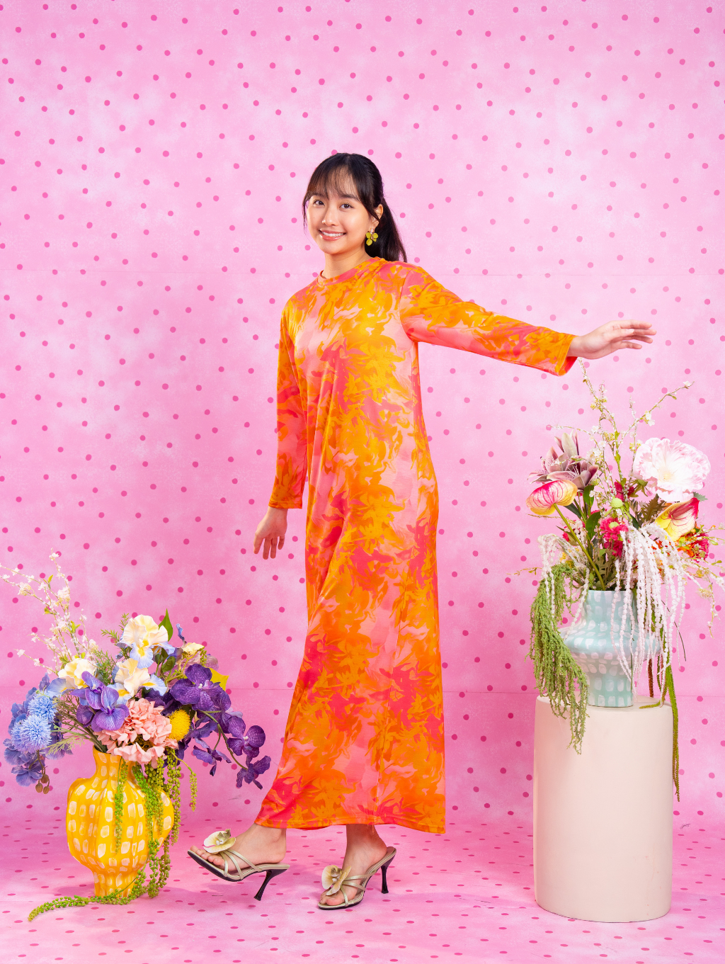 Rumi Long Dress - Helena