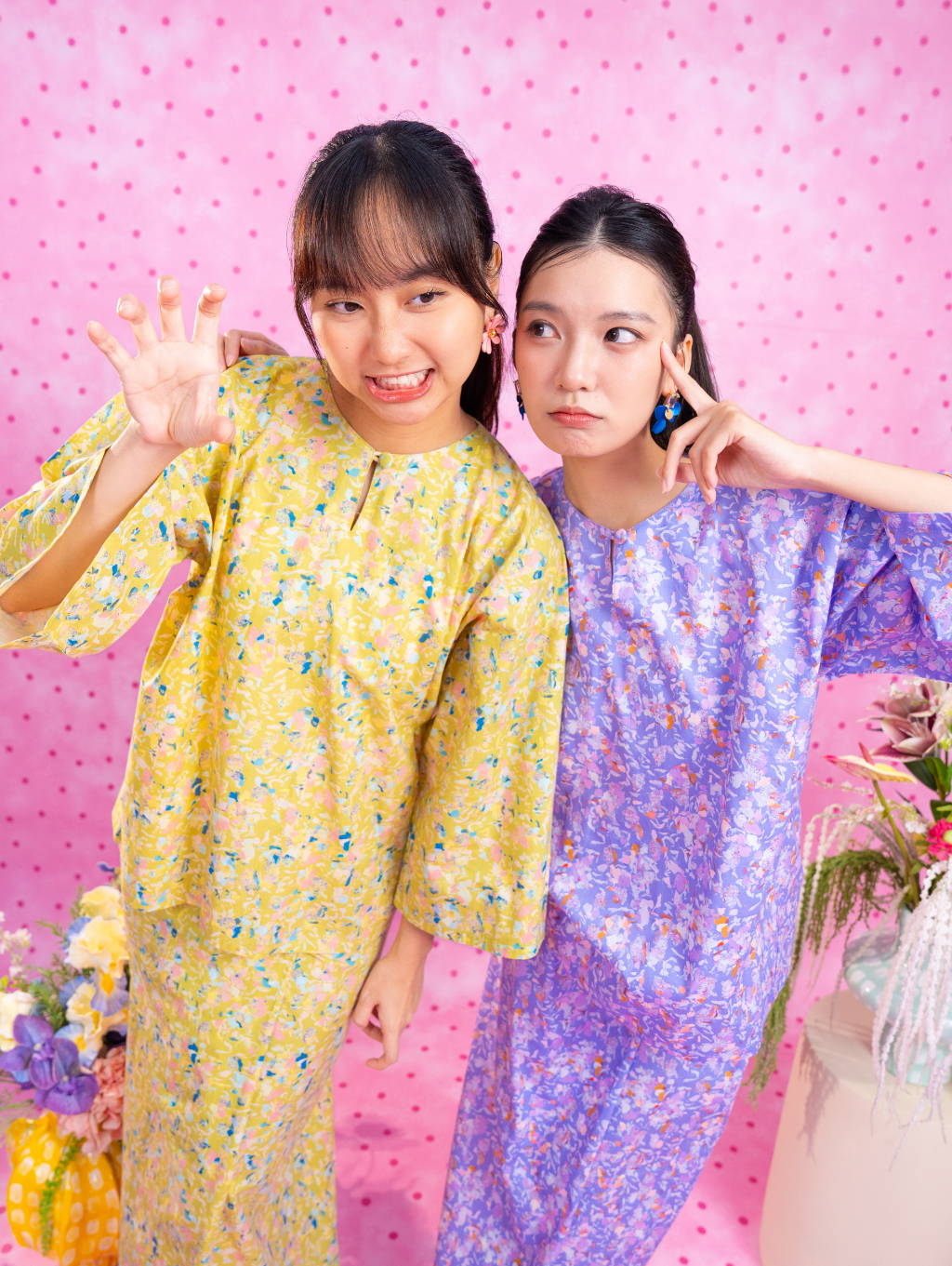 Tilly Oversized Kurung - Seafoam Green