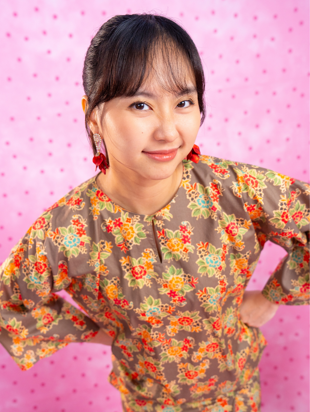 Tilly Oversized Kurung - Meadow