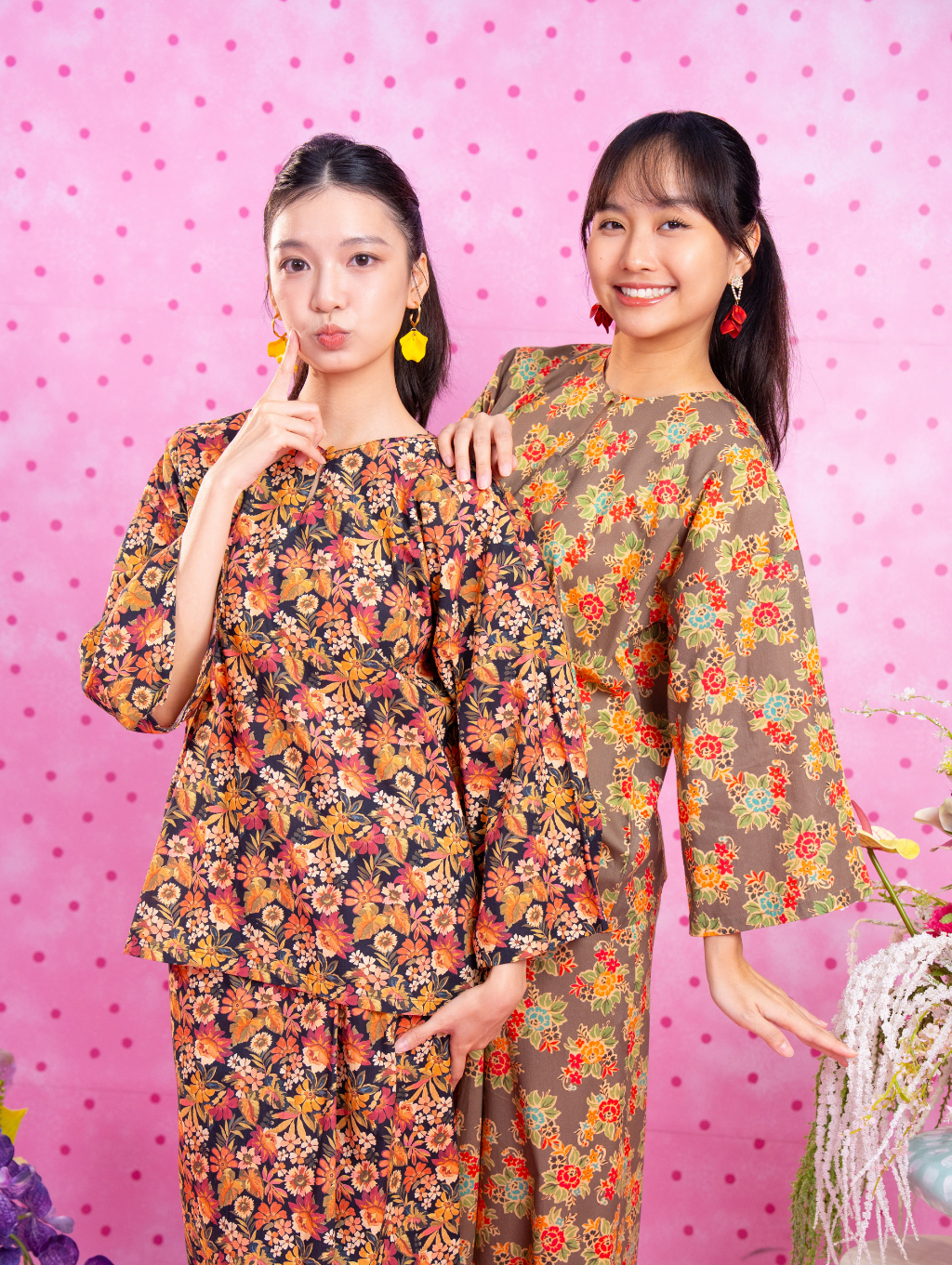 Tilly Oversized Kurung - Tulianne Black