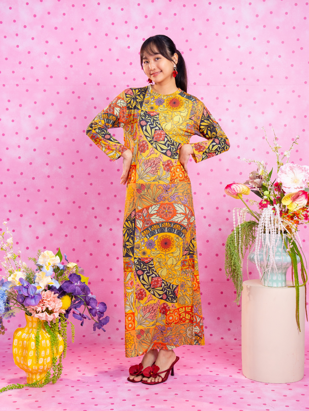 Rumi Long Dress - Elysia