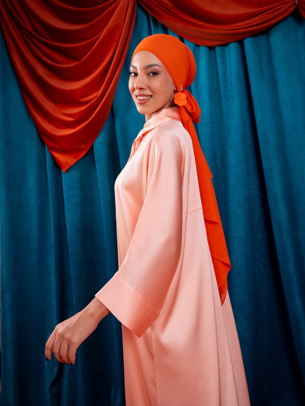 Zuzu Maxi Dress - Peach