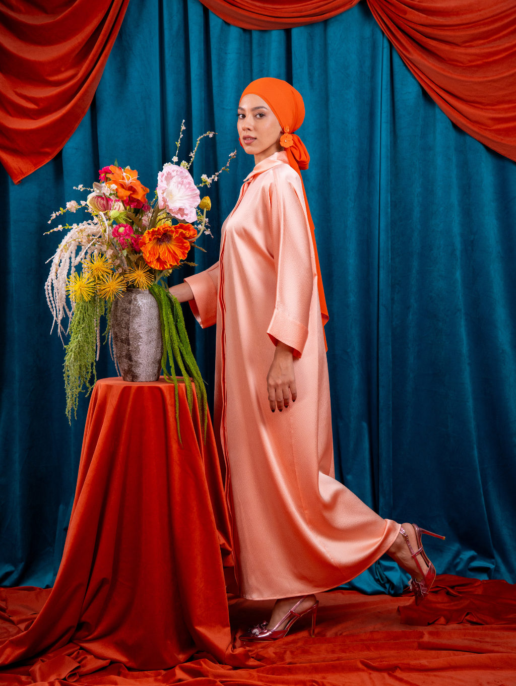 Zuzu Maxi Dress - Peach