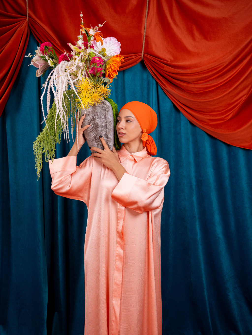 Zuzu Maxi Dress - Peach