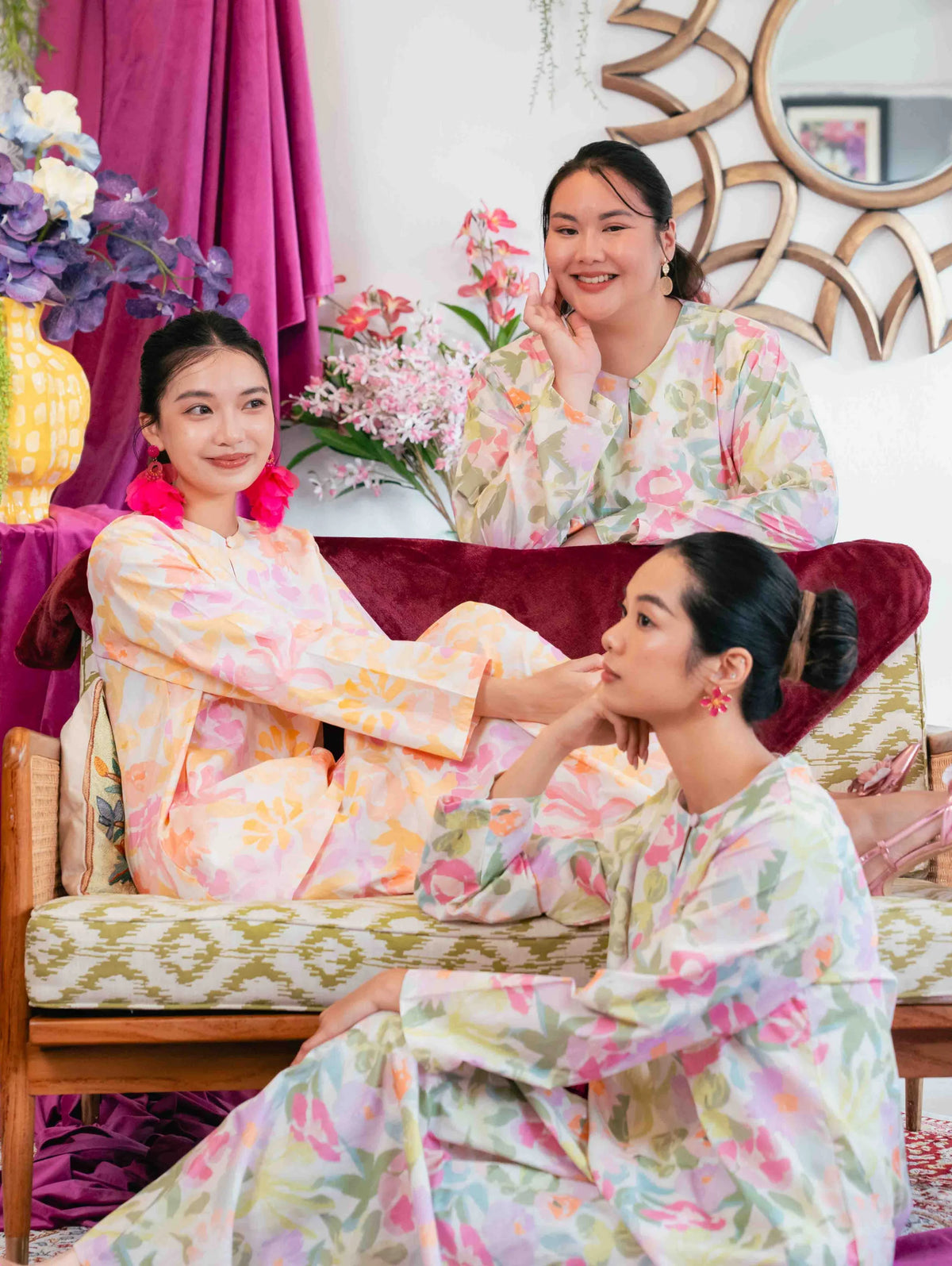 Calanthe Kurung in Pink