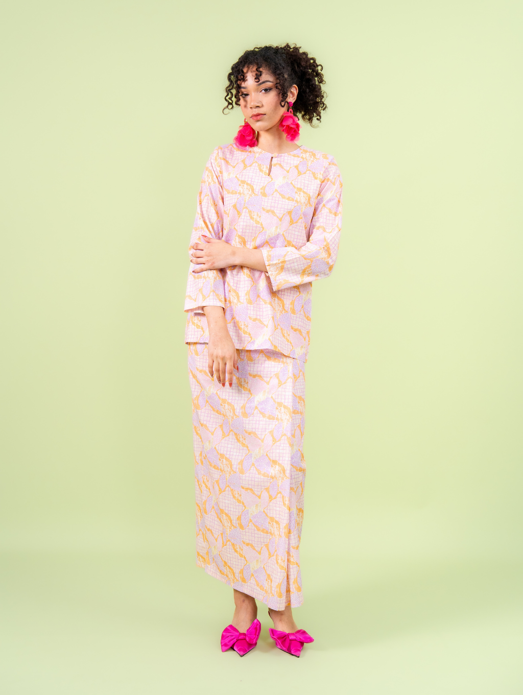 (DEFECT ITEM) Dewrose Kurung