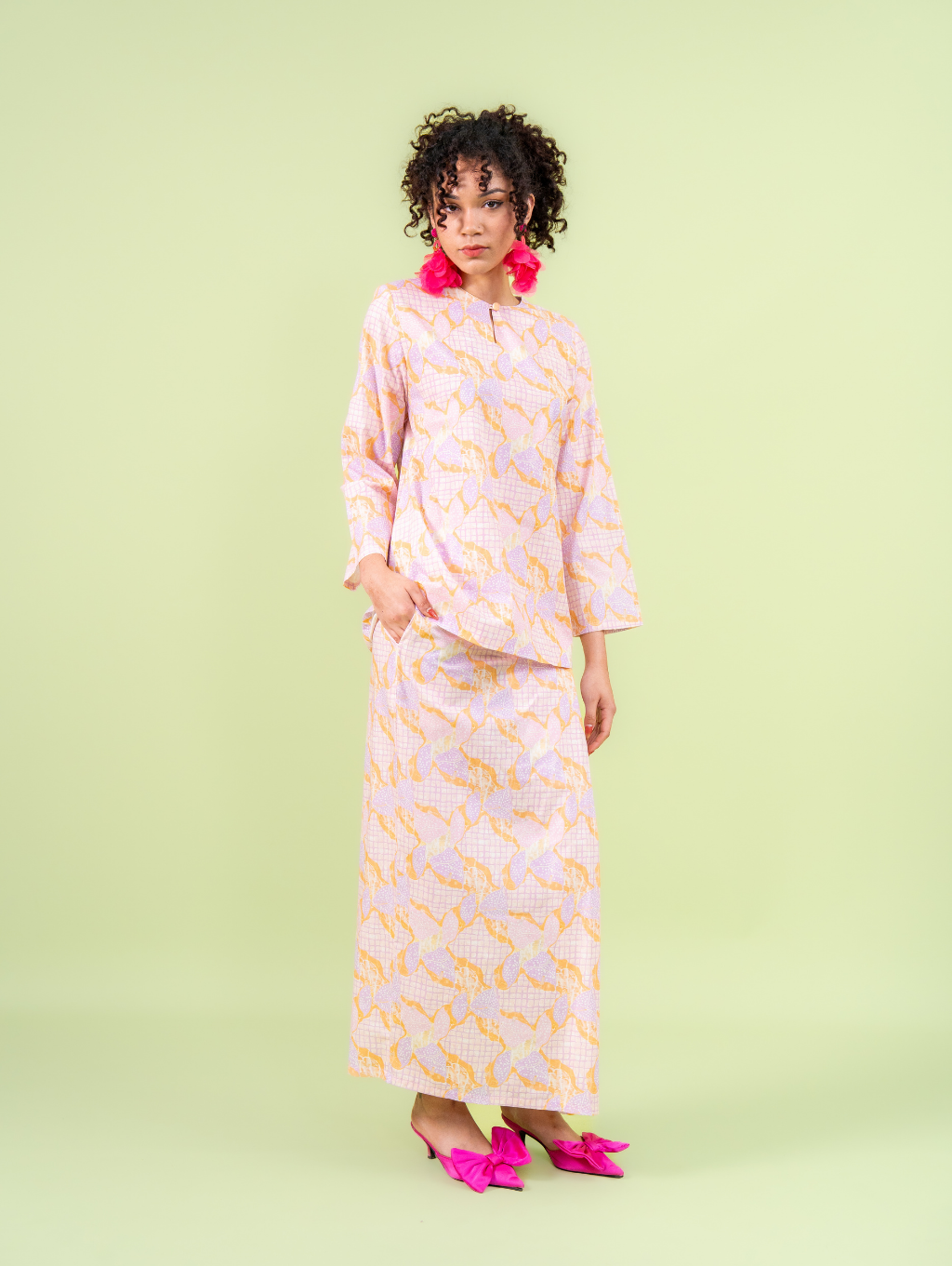 (DEFECT ITEM) Dewrose Kurung