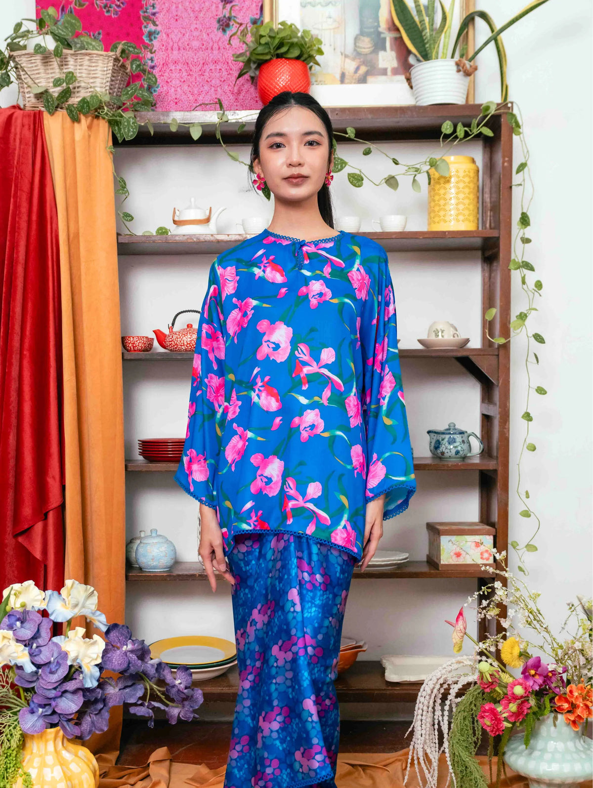 Elora Kurung - Viridane Blue