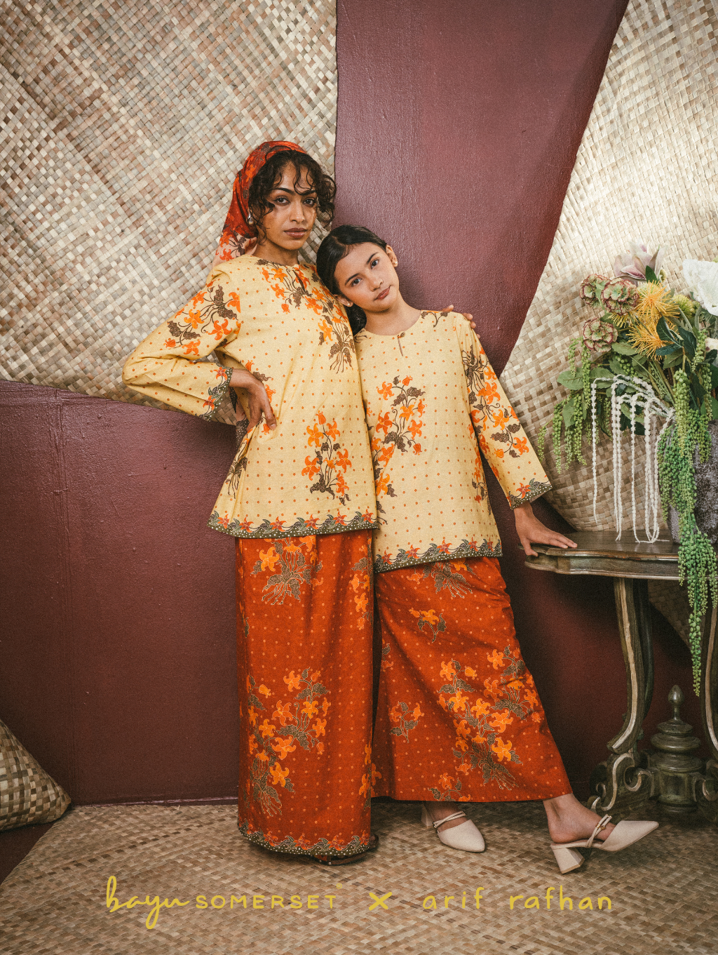 KIDS Kelumpang Kurung - Merah