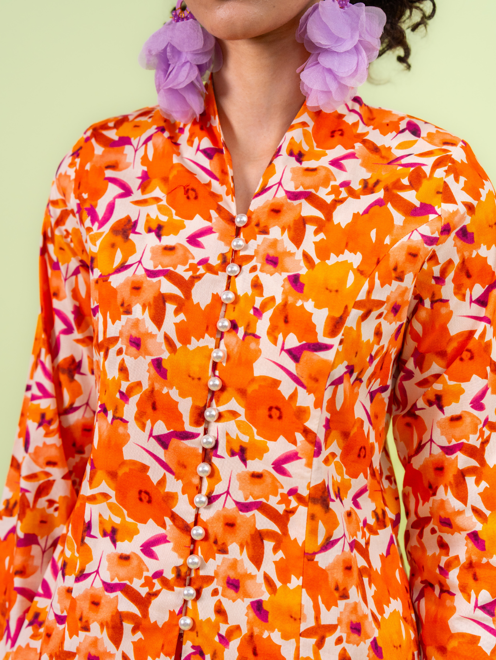 Melour Kebaya - Yara Orange