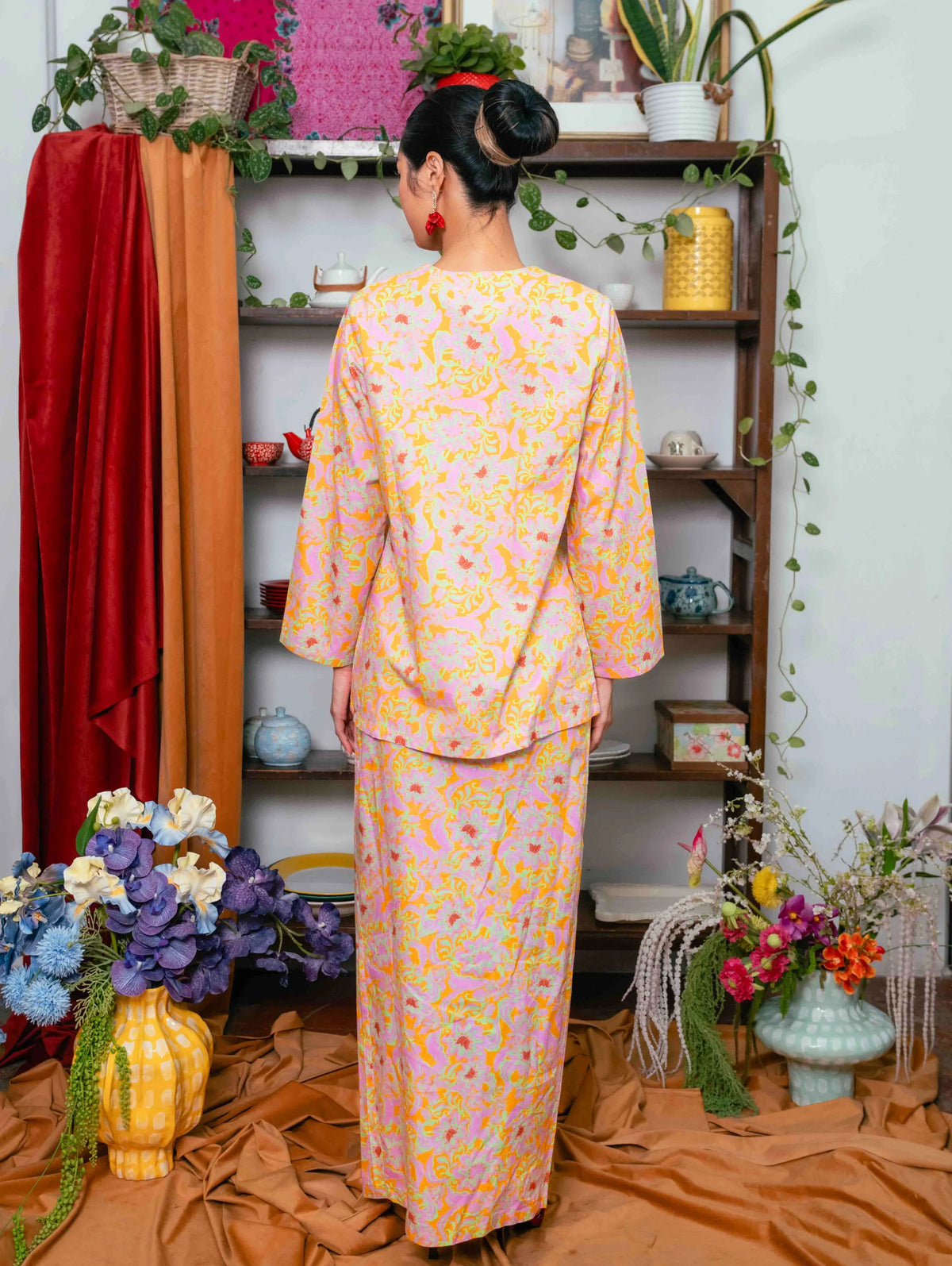 Whimsyberry Kurung - Yellow