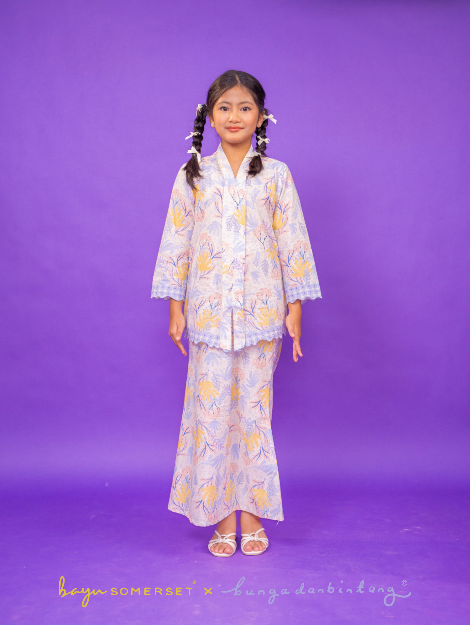 KIDS Kebaya - Murni Blue