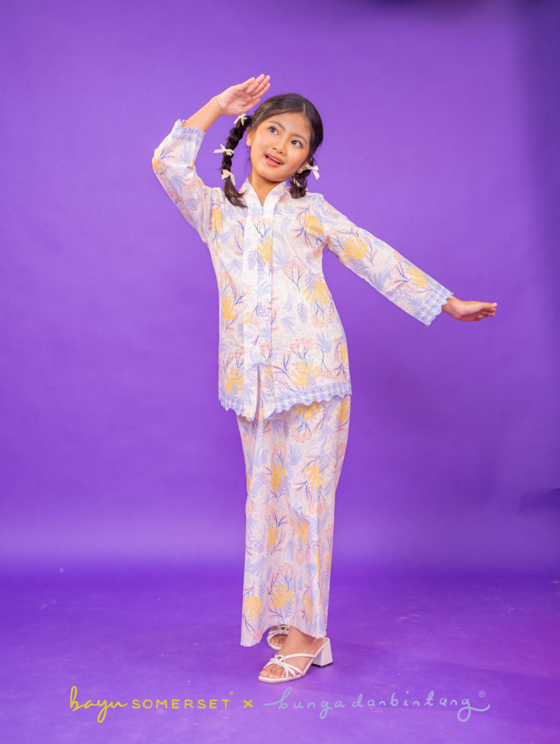 KIDS Kebaya - Murni Blue