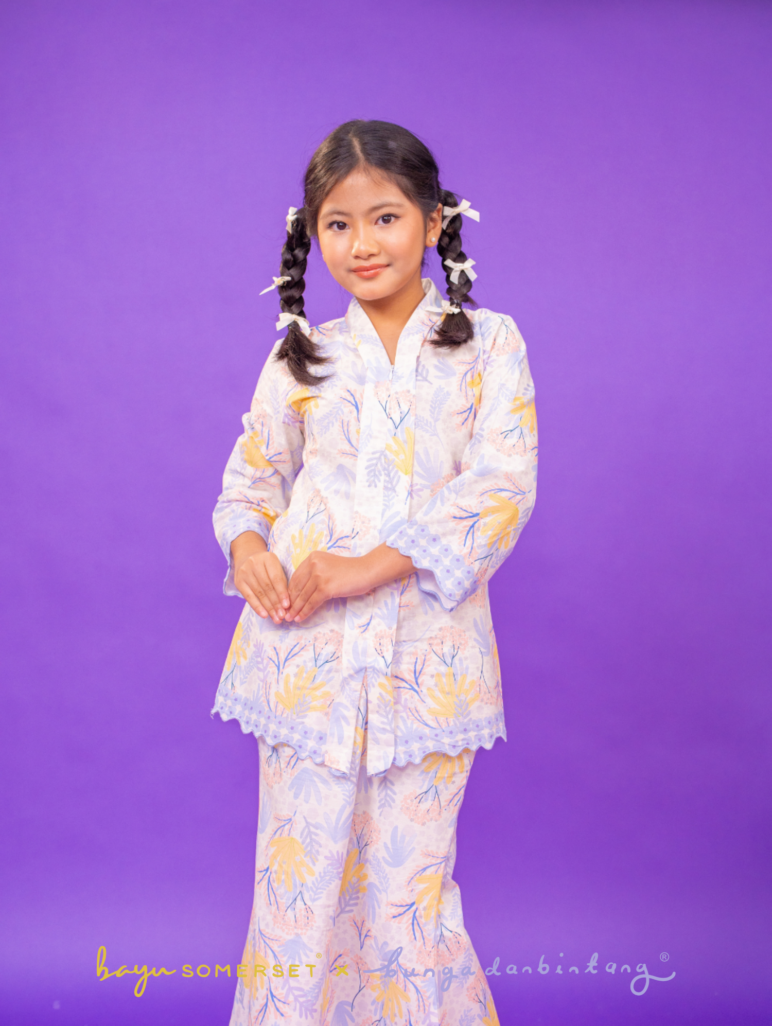 KIDS Kebaya - Murni Blue