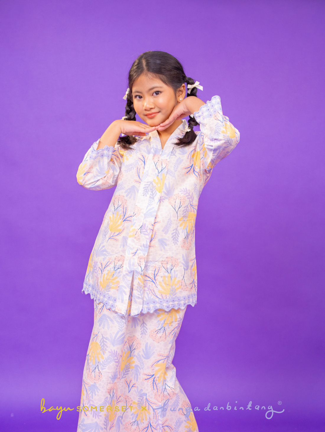 KIDS Kebaya - Murni Blue
