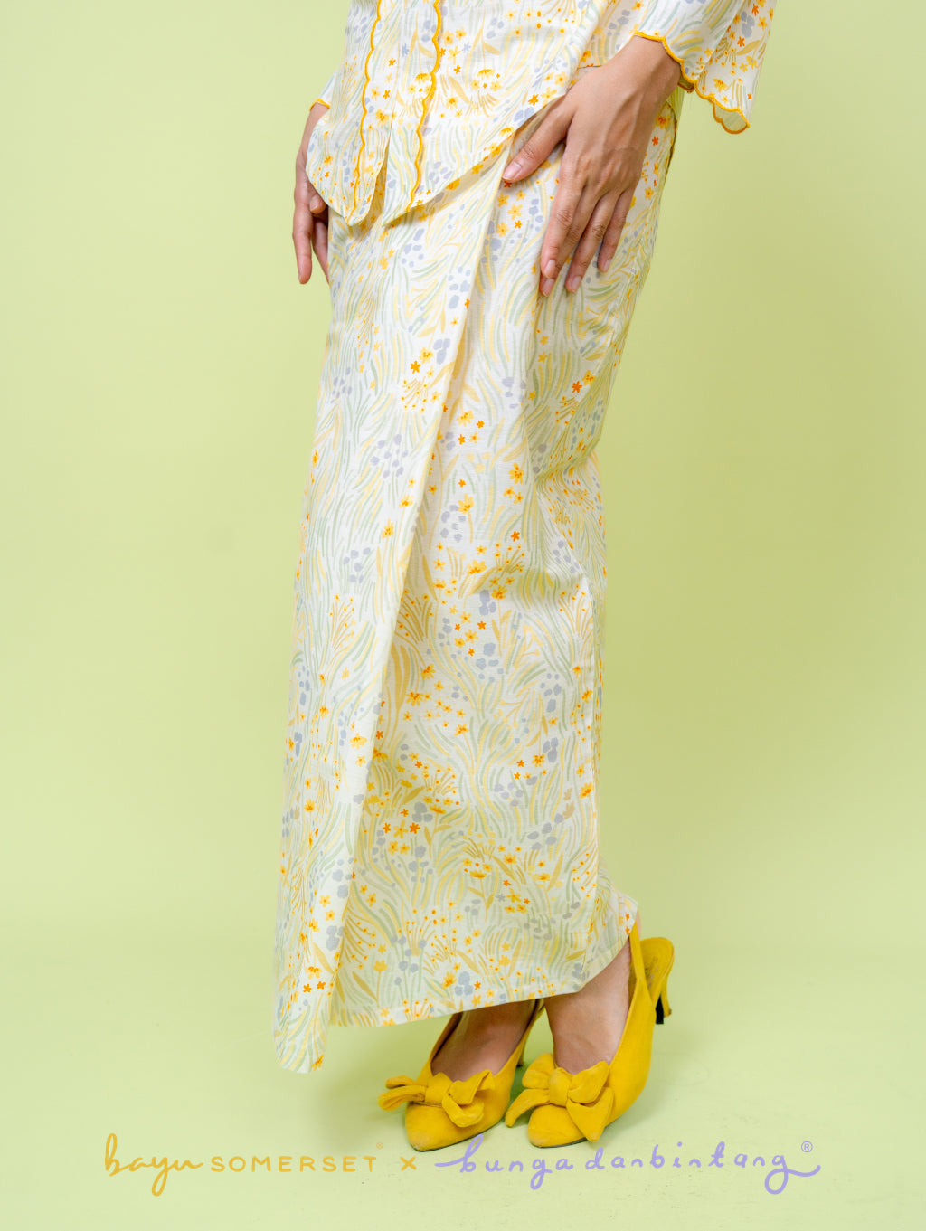 Elora Kebaya - Wildflower Yellow
